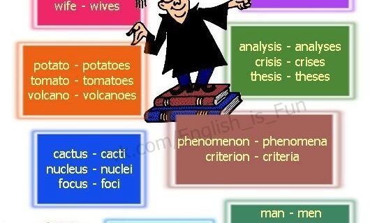 اسامی جمع بی قاعده انگلیسی مختوم به «ix» یا «ex»