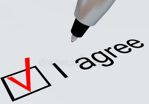 سه حرف اضافه همراه agree