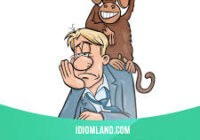 اصطلاح «A monkey on your back» به چه معنی است؟